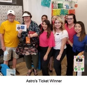 Astros Ticket Winners