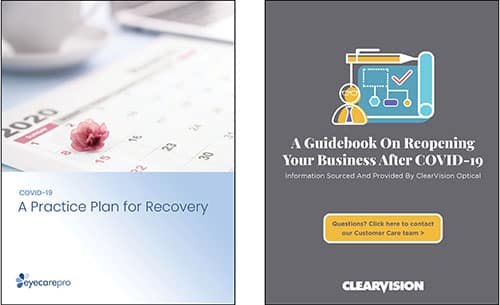 EyeCarePro & ClearVision Optical Provide COVID-19 Guidebooks